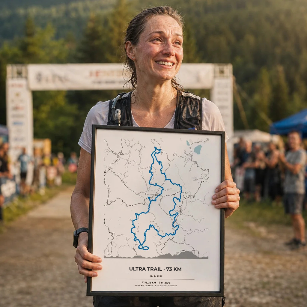 bezecky plakat ultra maraton darek